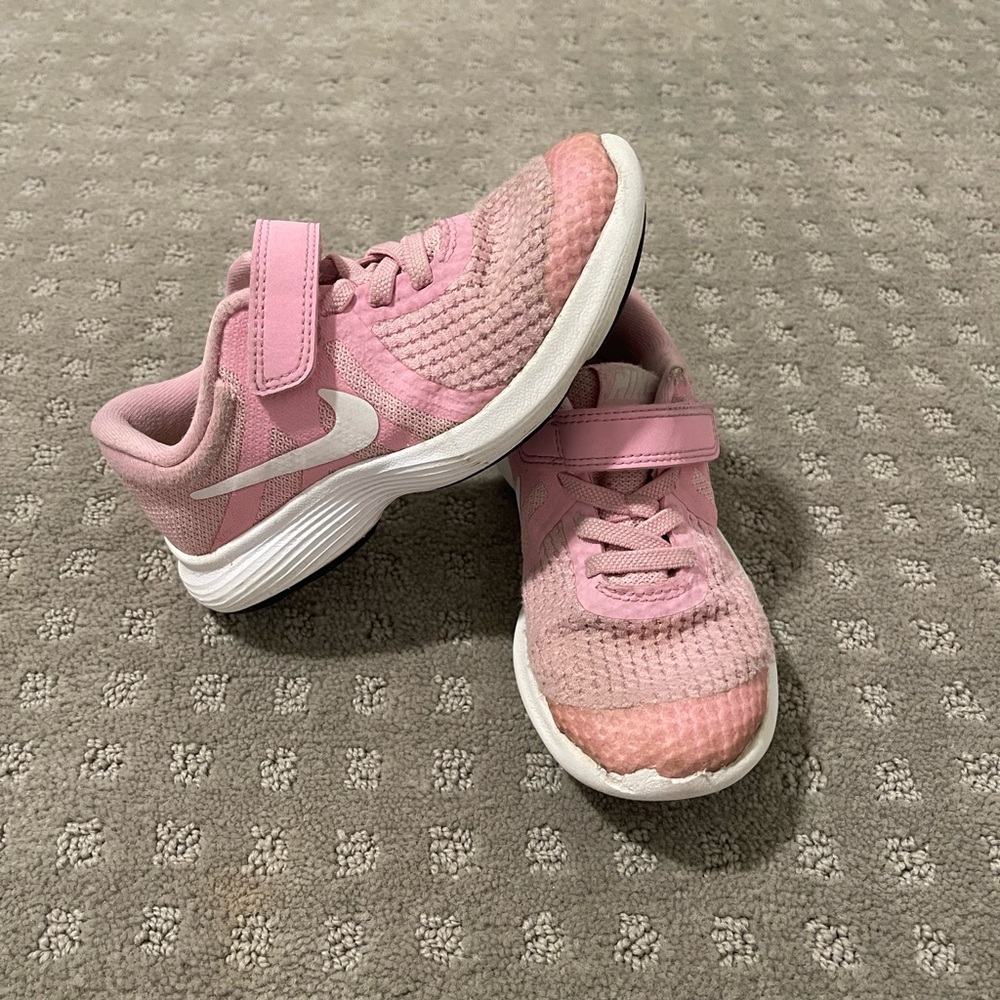 Girls Pink Nike Sneakers